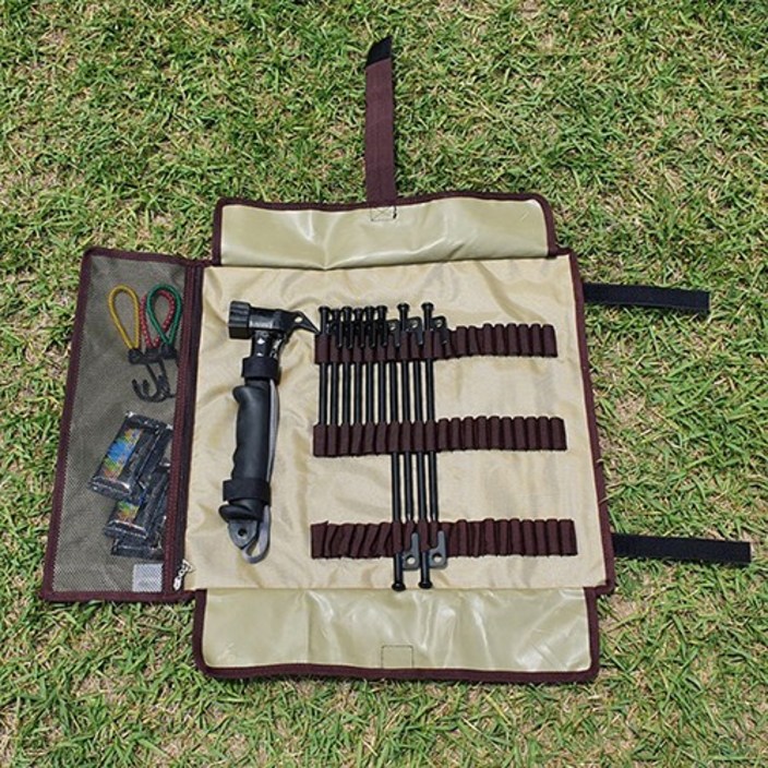 캠핑 단조팩 10개 망치 가방 세트