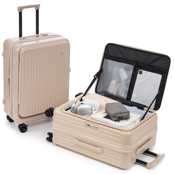 HEZO 전면 오픈 기내용 여행 캐리어 확장형 대용량 20인치 24인치 28인치