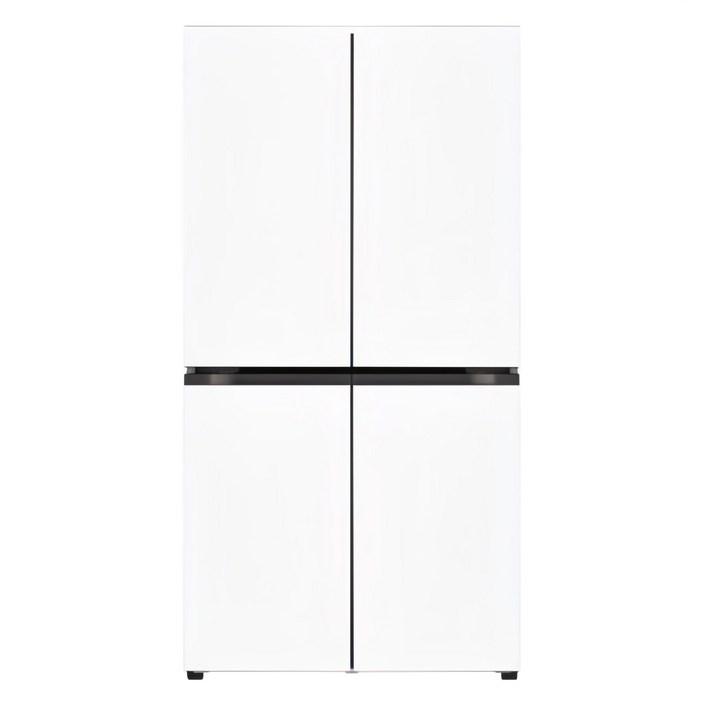 [색상선택형] LG전자 오브제컬렉션 870L 베이직 상냉장 하냉동 프리스탠딩 4도어 메탈 디오스 냉장고 방문설치