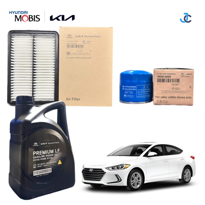 현대 아반떼 AD 순정 엔진오일세트 1대분