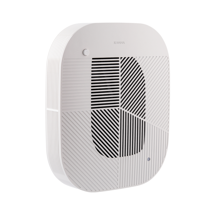 콤마 공기청정기 로브 (벽걸이형) 안방 아이방 소형, 크림화이트