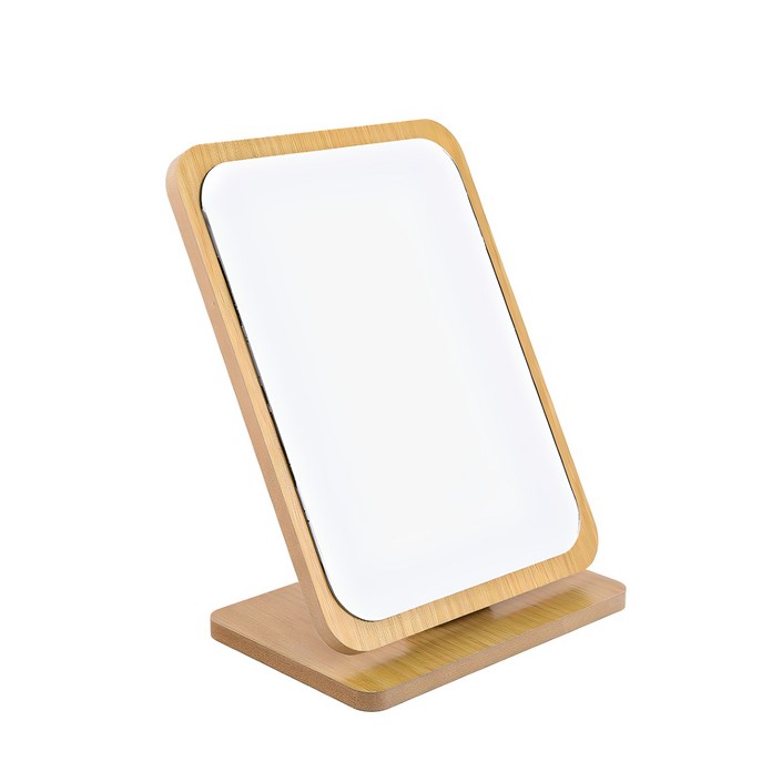 커몽커몽 우드 미니 탁상거울 소, 단일 색상