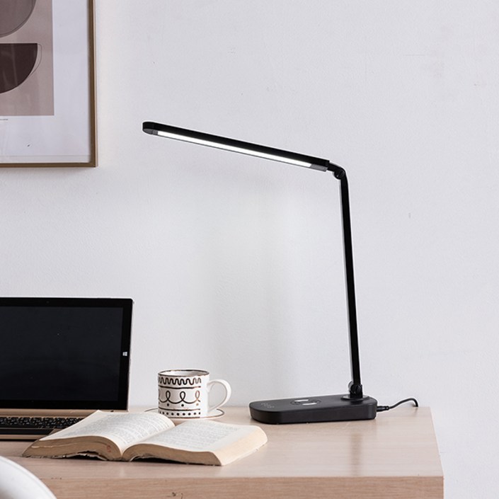 스피아노 플레타 스마트폰 무선 충전 겸용 LED 스탠드 아답터타입 SL-N118