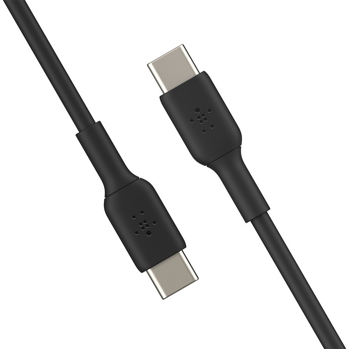 벨킨 부스트업 USB C to C타입 고속 충전케이블 CAB003bt 1m, 블랙, 1개, 1m
