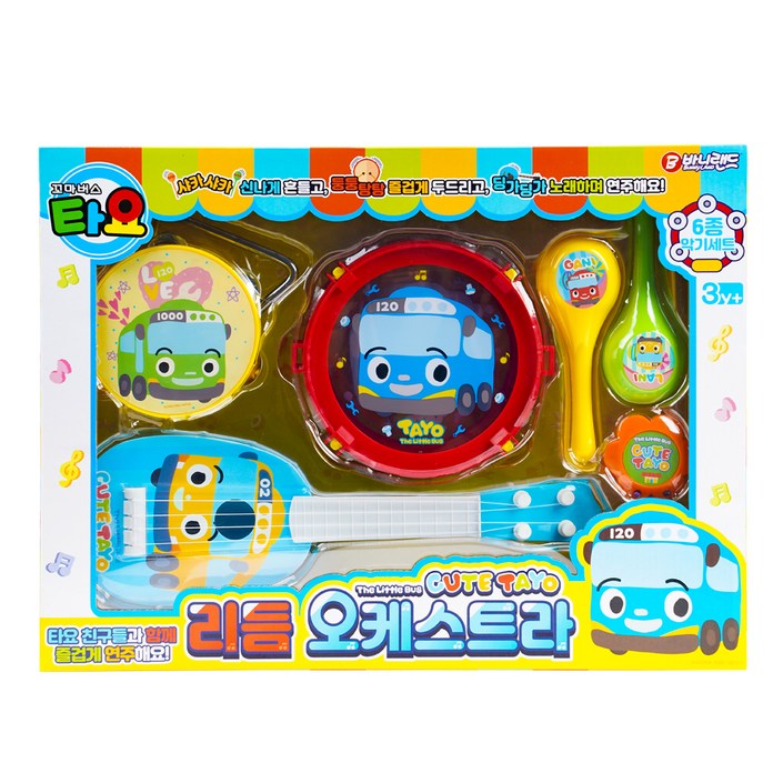 바니랜드 타요 리듬오케스트라 악기놀이 세트 바니랜드 타요 리듬오케스트라 악기놀이 세트