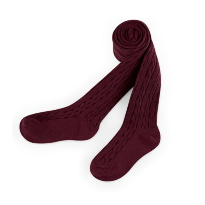 젤리스푼 여아용 Star 따뜻 포근 꽈배기 타이즈