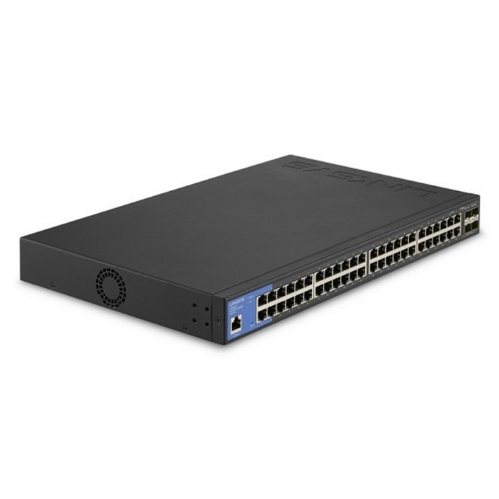링크시스 48포트 1000Mbps+ 10G 4SFP+ 스위칭허브, LGS352C, 1개