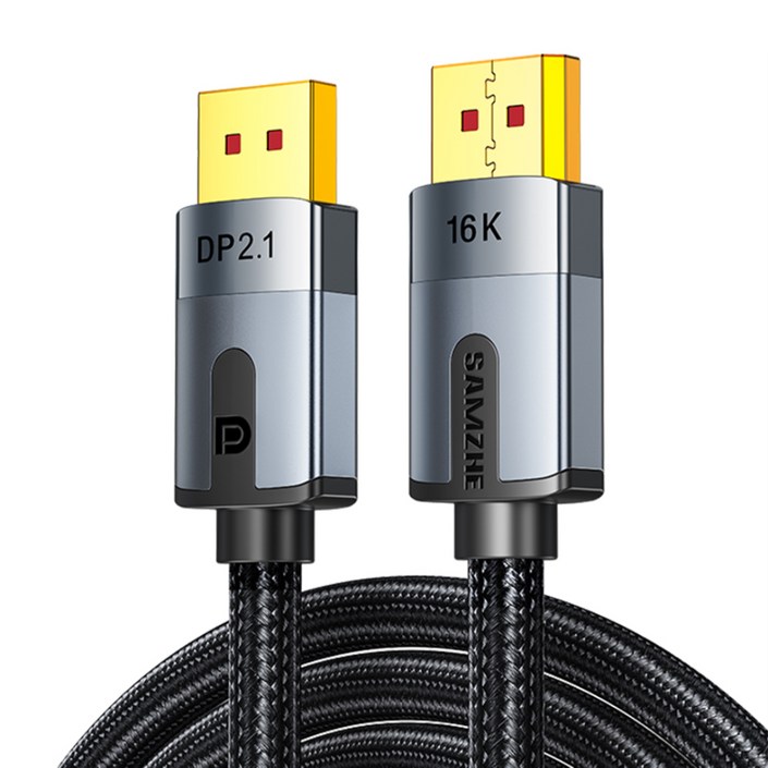 삼지 프리미엄 16K DP to DP 디스플레이포트 V2.1 모니터 케이블, 1개, 1.5m