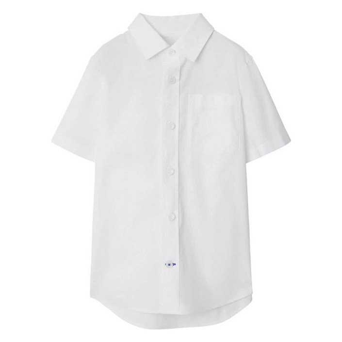 버버리 주니어 스트레치 코튼 셔츠 8092512