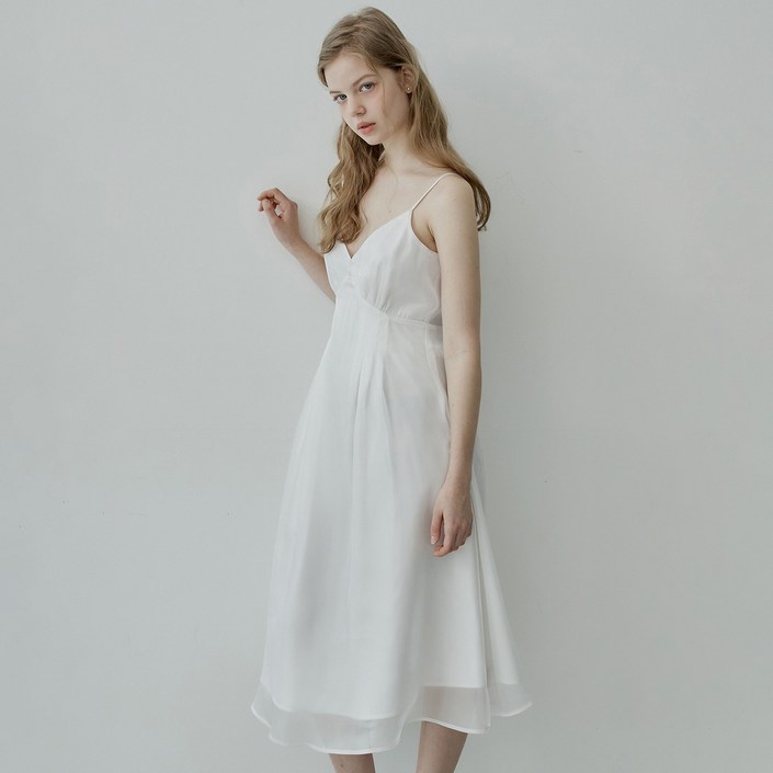 하이버넷 오간자 서스팬더 드레스