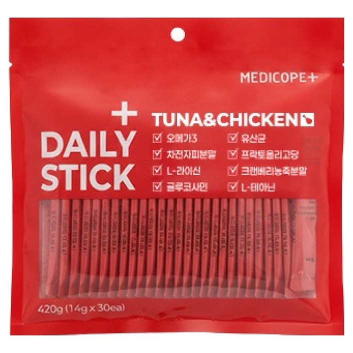 메디코펫 고양이 데일리스틱 영양제 30p