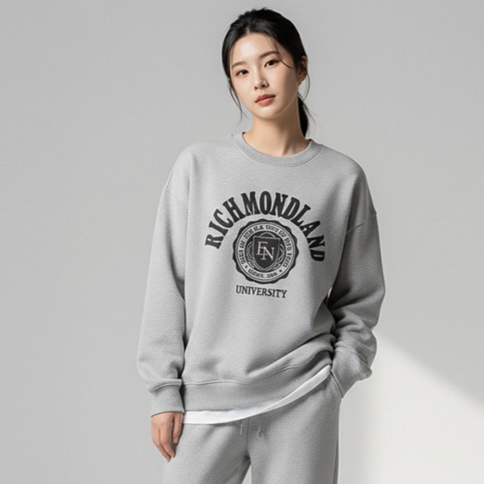 레몬소울 여성용 몬들 엠보 맨투맨