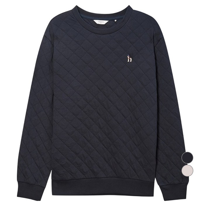 헤지스 남성용 퀼팅 맨투맨