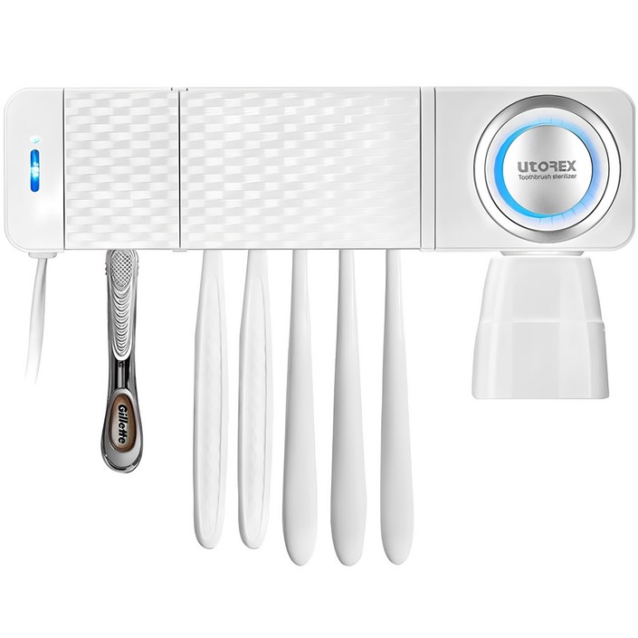 유토렉스 가정용 칫솔 살균기 UTC56AW, UTC56AW, 화이트