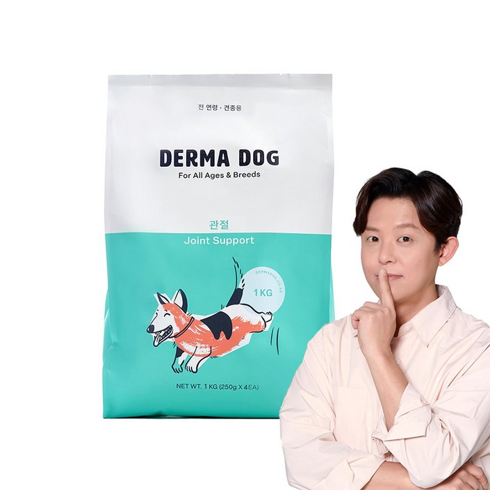 더마독 강아지 기능성 사료, 뼈관절강화, 1kg, 1개