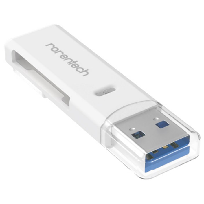 로랜텍 USB 3.0 블랙박스 SD카드 멀티 카드 리더기, RTU197, 화이트, 1개 로랜텍 USB 3.0 블랙박스 SD카드 멀티 카드 리더기, RTU197, 화이트, 1개