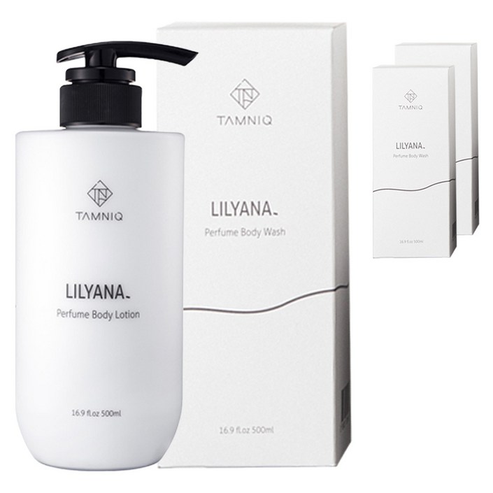 탐니크 퍼퓸 고보습 바디로션 릴리아나, 3개, 500ml