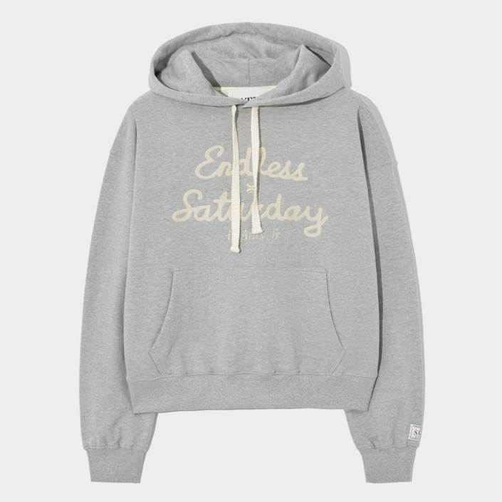 세터 남녀공용 엔들리스 세터데이 면 후드 티셔츠