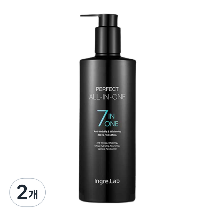 인그리랩 남성용 5in1 퍼펙트 올인원, 300ml, 2개