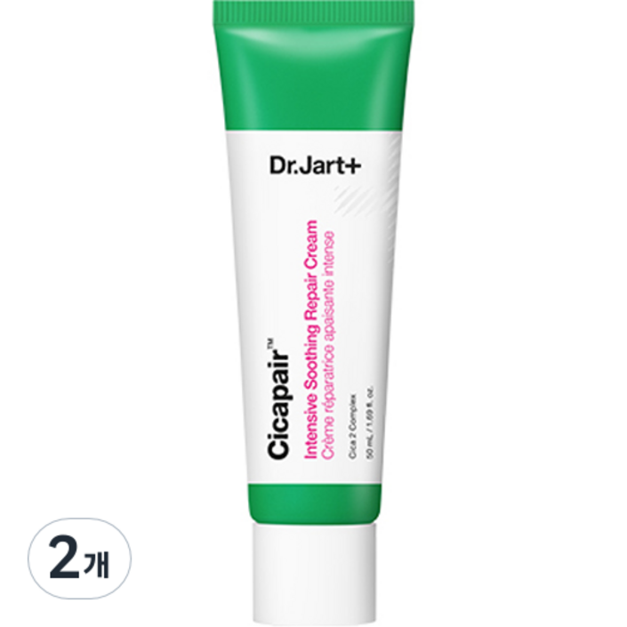 닥터자르트 시카페어 인텐시브 수딩 리페어 크림, 50ml, 2개 닥터자르트 시카페어 인텐시브 수딩 리페어 크림, 50ml, 2개