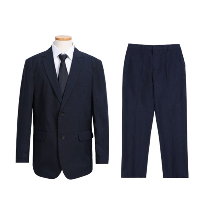 파이브엑스라지 빅사이즈 심플 오버핏 린넨 통기성 베이직 슈트 정장