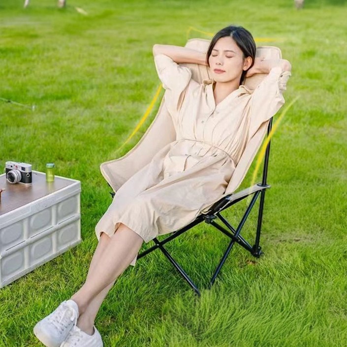 여행진심 와이드 캠핑 의자 경량 체어, 1개, 화이트 여행진심 와이드 캠핑 의자 경량 체어, 1개, 화이트