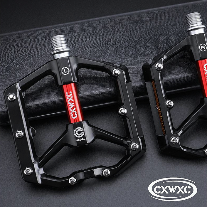 CXWXC 930 자전거 플랫 MTB 픽시 로드 경량 페달 초정밀 CNC 가공