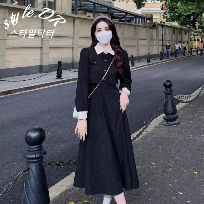 스타일닥터 여성 양복 카라 원피스 데일리룩 하객룩 오피스룩 정장 빅사이즈 원피스