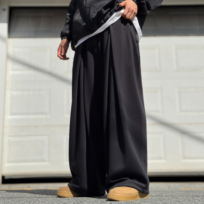 시온 핀턱 와이드 트레이닝팬츠 남녀공용