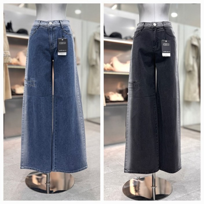 에고이스트 포켓 포인트 그라데이션 데님 팬츠 ER2DP162HJDG