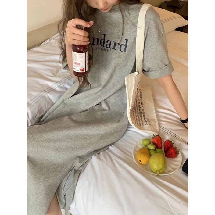 Standard 캐주얼 반팔 원피스 Standard 캐주얼 반팔 원피스