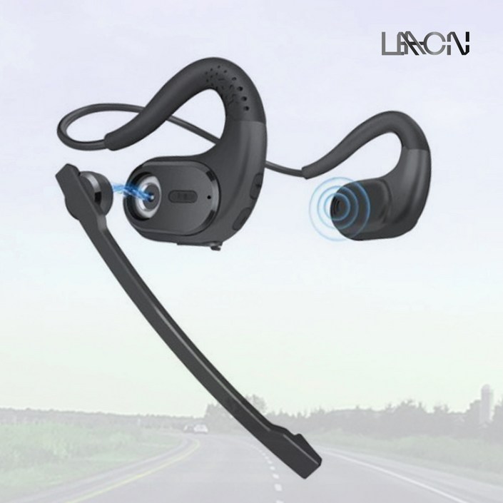 라온 LAAON 골전도형 ENC 붐 마이크 탈부착형 블루투스 이어셋 ITBBTE200M