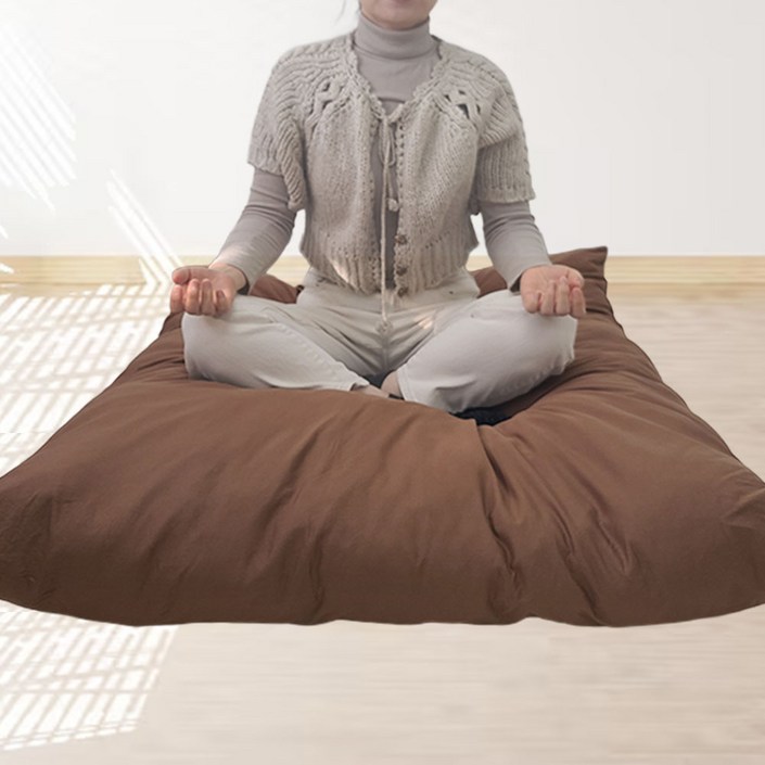 108배 수행 무릎 보호 명상 좌식 쿠션 불교 기도 수행방석 무릎방석 절방석
