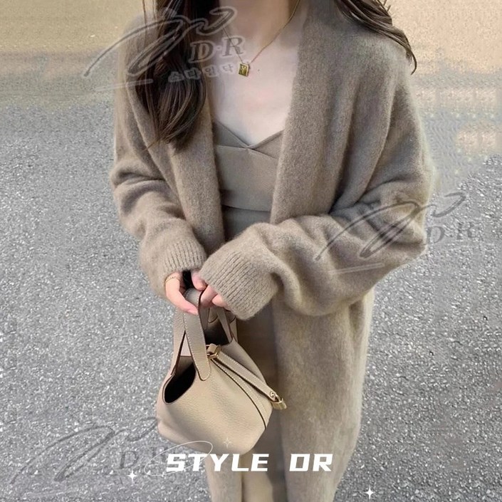 스타일닥터 여성 롱 카디건 보들보들 편안한 니트