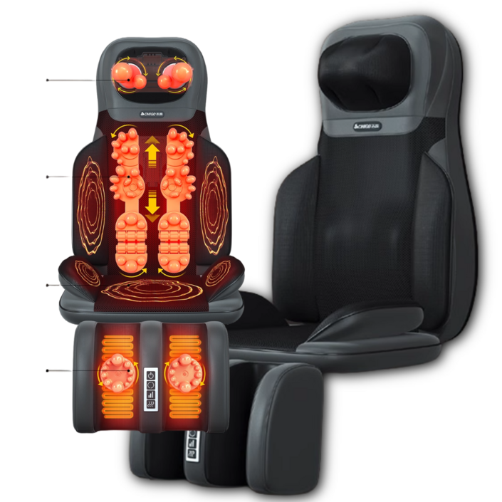 마르세드 프리미엄 접이식 가정용 사무실 1인 안마 의자 등받이 매트 의자형 소형 허리 안마기