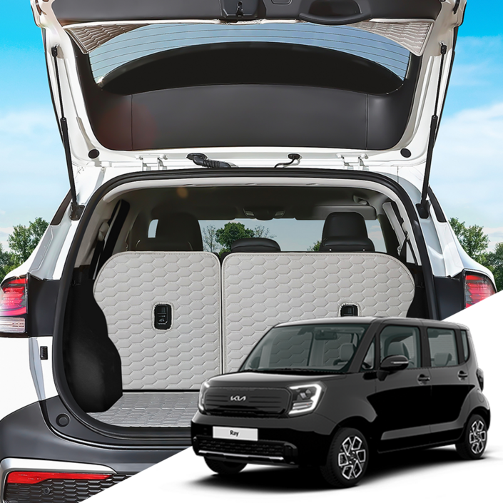 더뉴레이EV호환 본투로드 하이브 차량용 바닥 등받이 트렁크매트