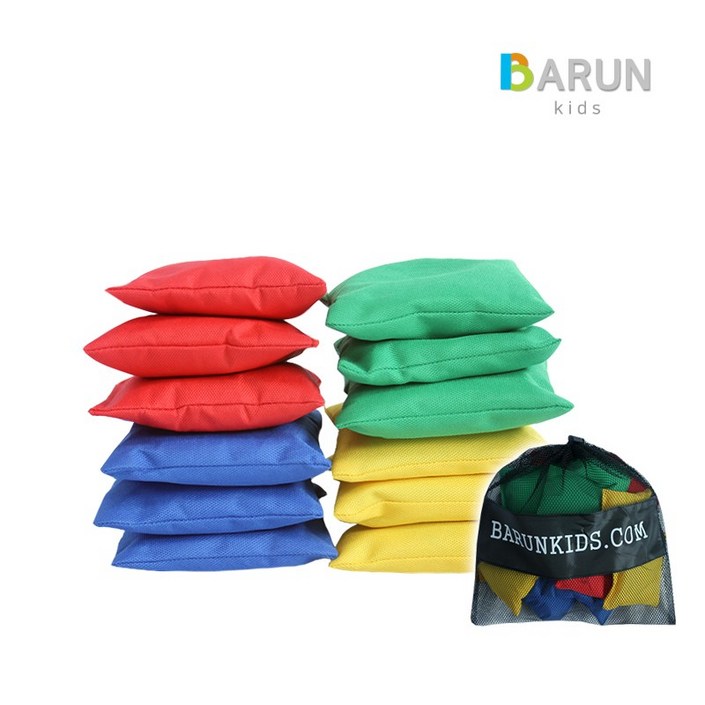 바른키즈 칼라빈백 오리지날 12개세트  콩주머니