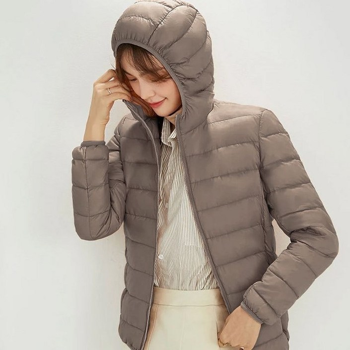 슬림형 여성 경량 후드패딩점퍼 6색상 nys57514ZH