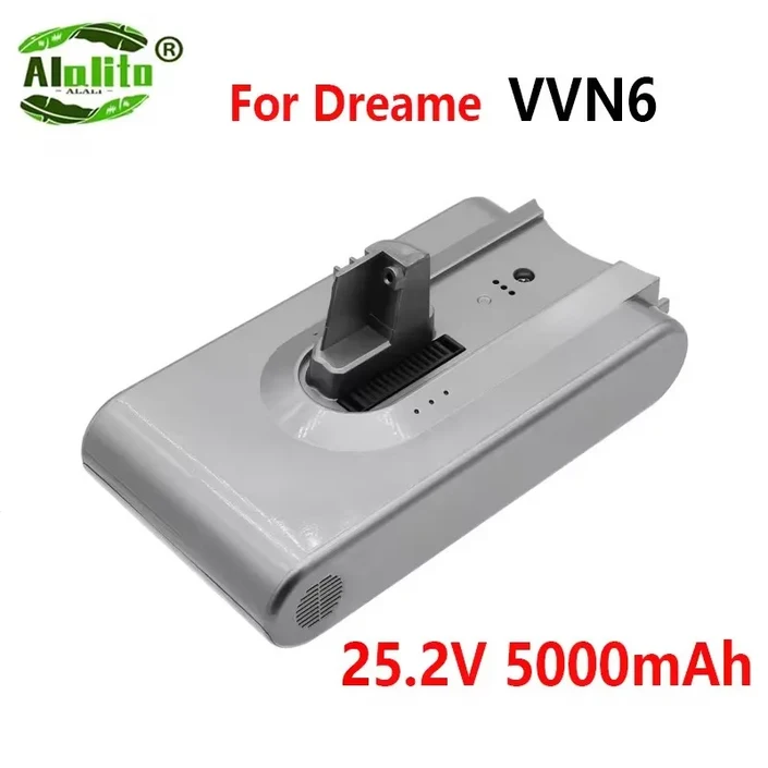 대용량 5000mAh 배터리 - Xiaomi Dreame 진공 청소기 V11 교체용 리튬 이온