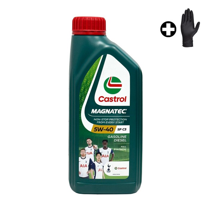 캐스트롤 마그네틱 MAGNATEC 5W40 [장갑증정], 1L, 5w40, 12개