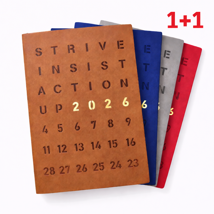 2026 다이어리 업무용 플래너 위클리 직장인 업무용 일기장 1세트, 1세트, 파란색  하늘색