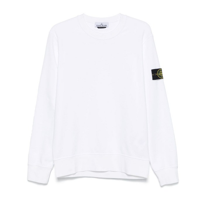 스톤 아일랜드 로고 패치 스웨트셔츠