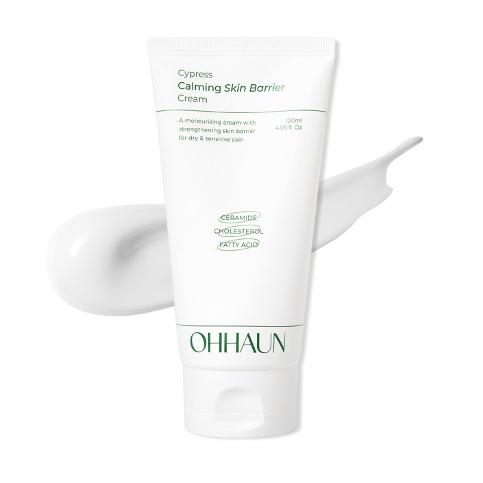 오하운 편백수 수분진정 피부 장벽크림 고보습 진정보습 극건성 악건성 피부장벽 강화 영양크림, 3개, 120ml