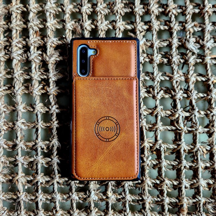 갤럭시 노트10 카드 케이스 지갑 가죽 수납 2장 3장 4장 맥세이프