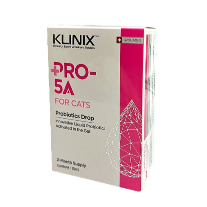 정품Klinix pro5a 클리닉스 프로파이브에이 캣 고양이 처방 액상 유산균