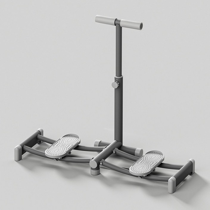 높이조절 접이식 스키슬라이드 윙보드, 손잡이 그레이, 1개