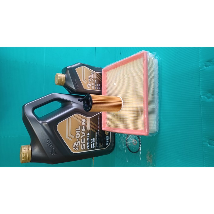 렉서스 ES330  (04-06년식)  엔진오일교환3종세트 (세븐골드 RV C3  5W30 5L + 에어필터 1개 + 오일필터 1개)  [차대번호표기] 필수