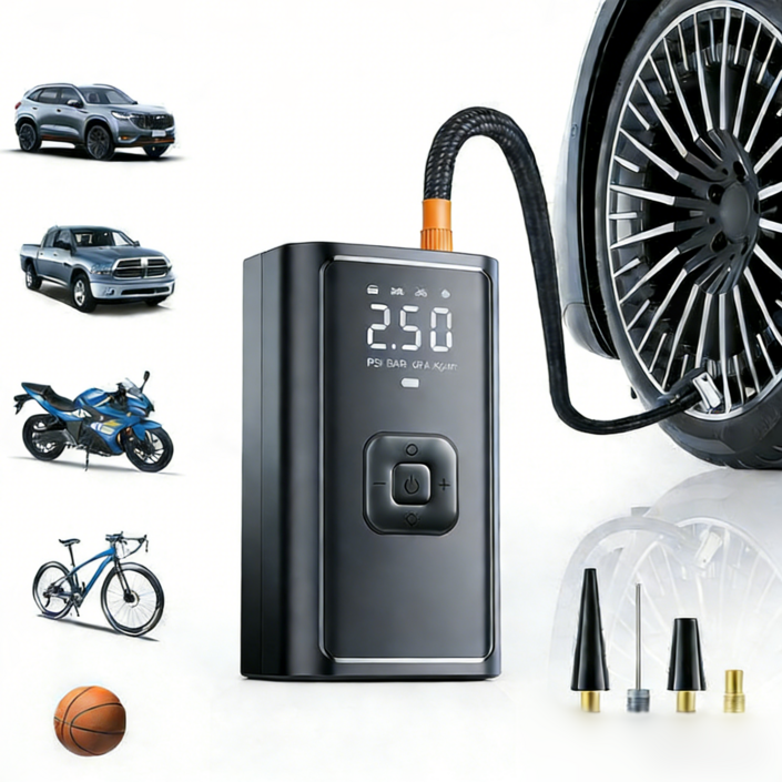 PYHO 다용도 자동차 타이어 펌프 휴대용 무선 펌프