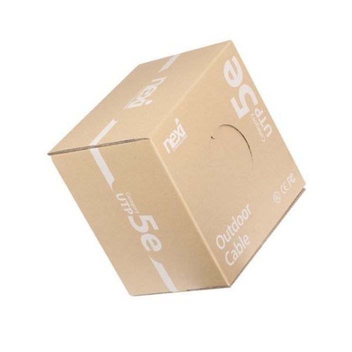 NEXI 넥시 CAT.5E UTP 랜케이블 옥외용 블랙300m1롤박스NX1526