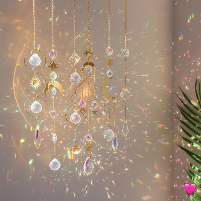 륀레브 썬캐쳐 크리스탈 모빌 인테리어 장식 12종